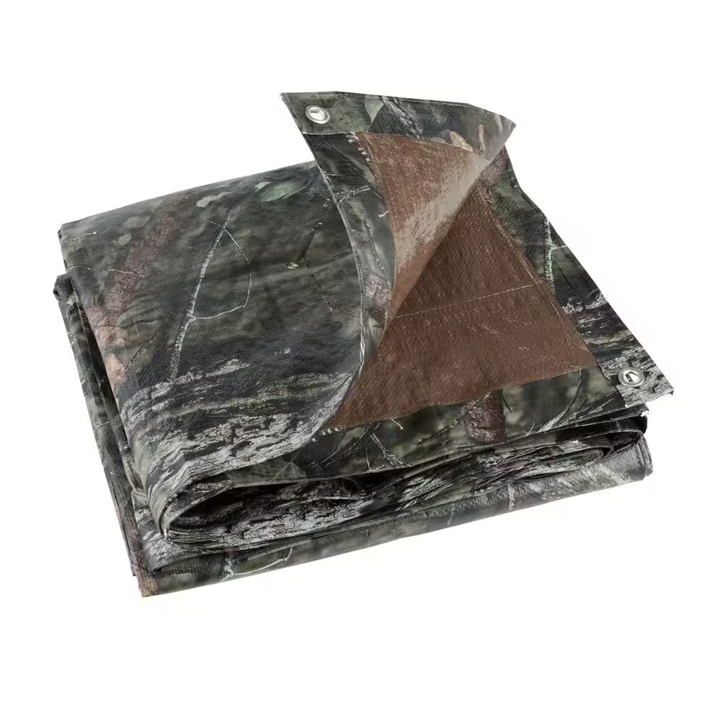 Brown Medium Duty Tarp - 12 ft x 9 ft, Lightweight and Durable