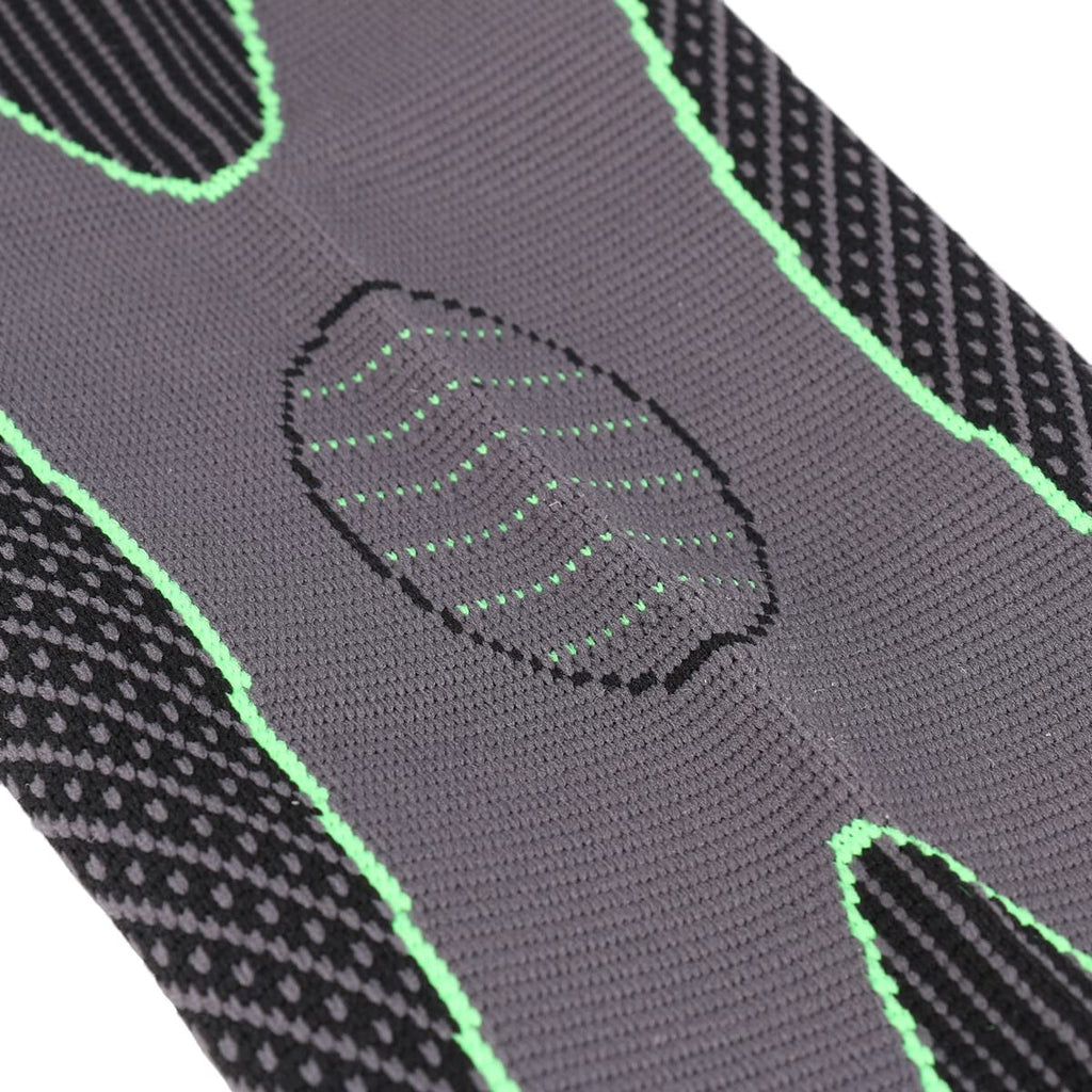 Compression Full Leg Sleeves with Knee Support - Green, X-Large (1 Pair)