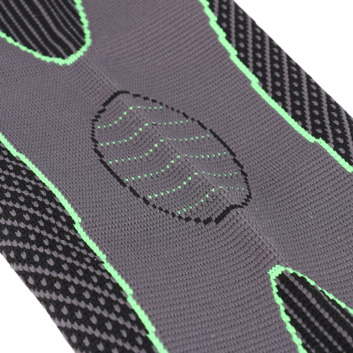 Compression Full Leg Sleeves with Knee Support - Green, X-Large (1 Pair)