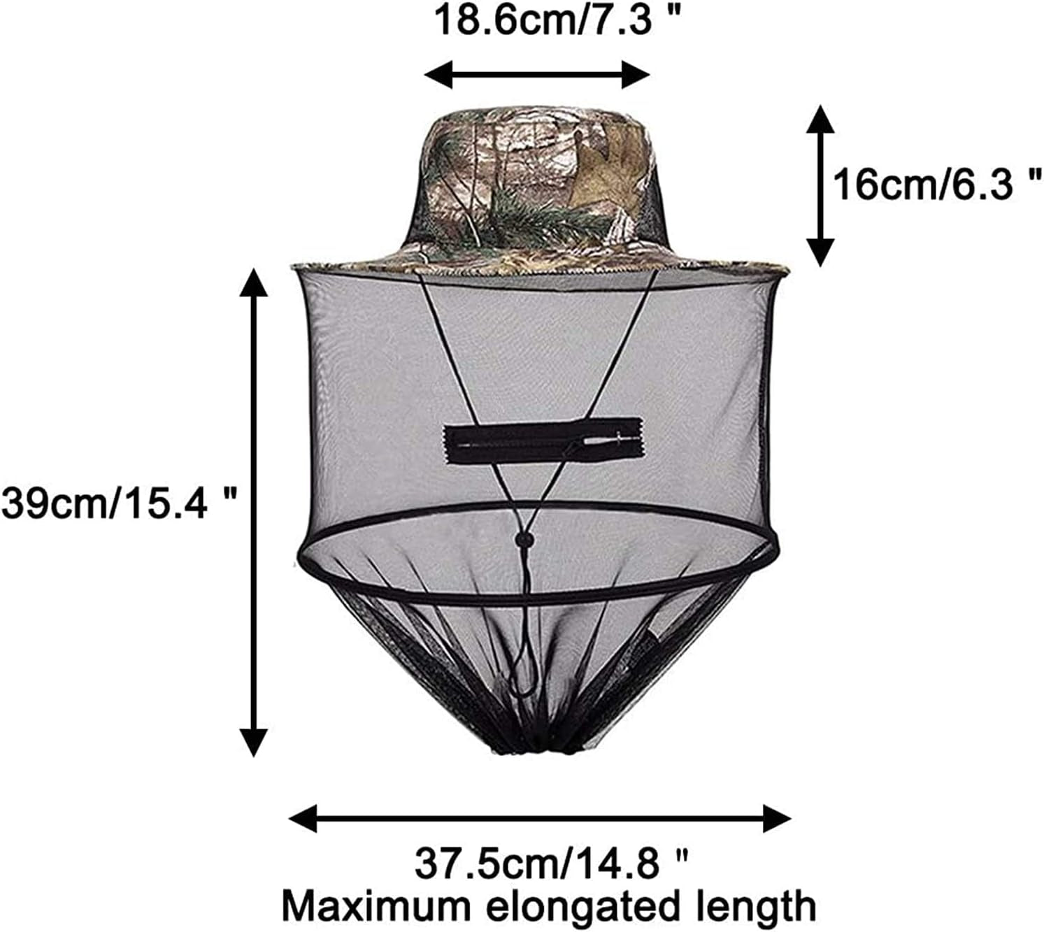 Outdoor Lover's 2-Pack Sun Hat with Hidden Net Mesh - Perfect for Fishing, Hiking, Gardening, Beekeeping - Army Green