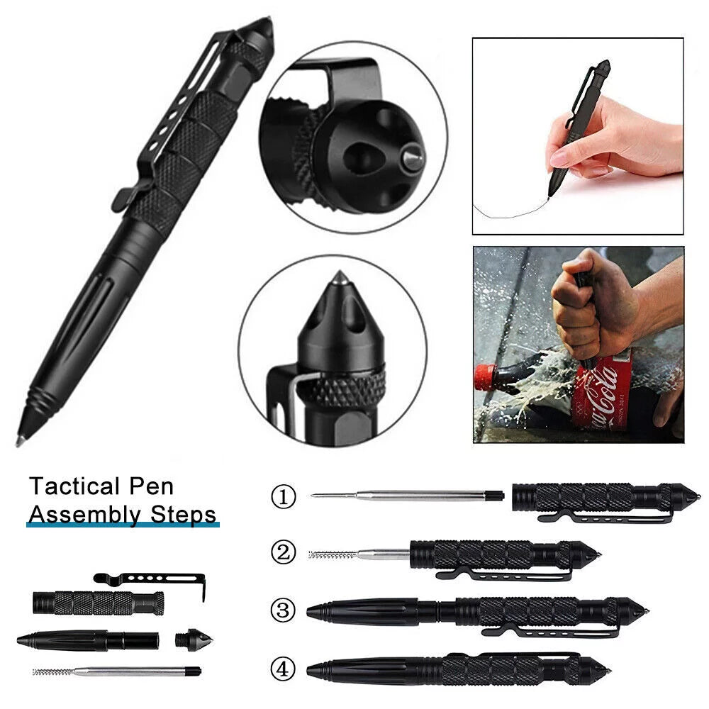 Outdoor Survival Gear Kit- 14-in-1 Emergency Gear for Hiking, Camping- Ideal Gifts for Men and Women