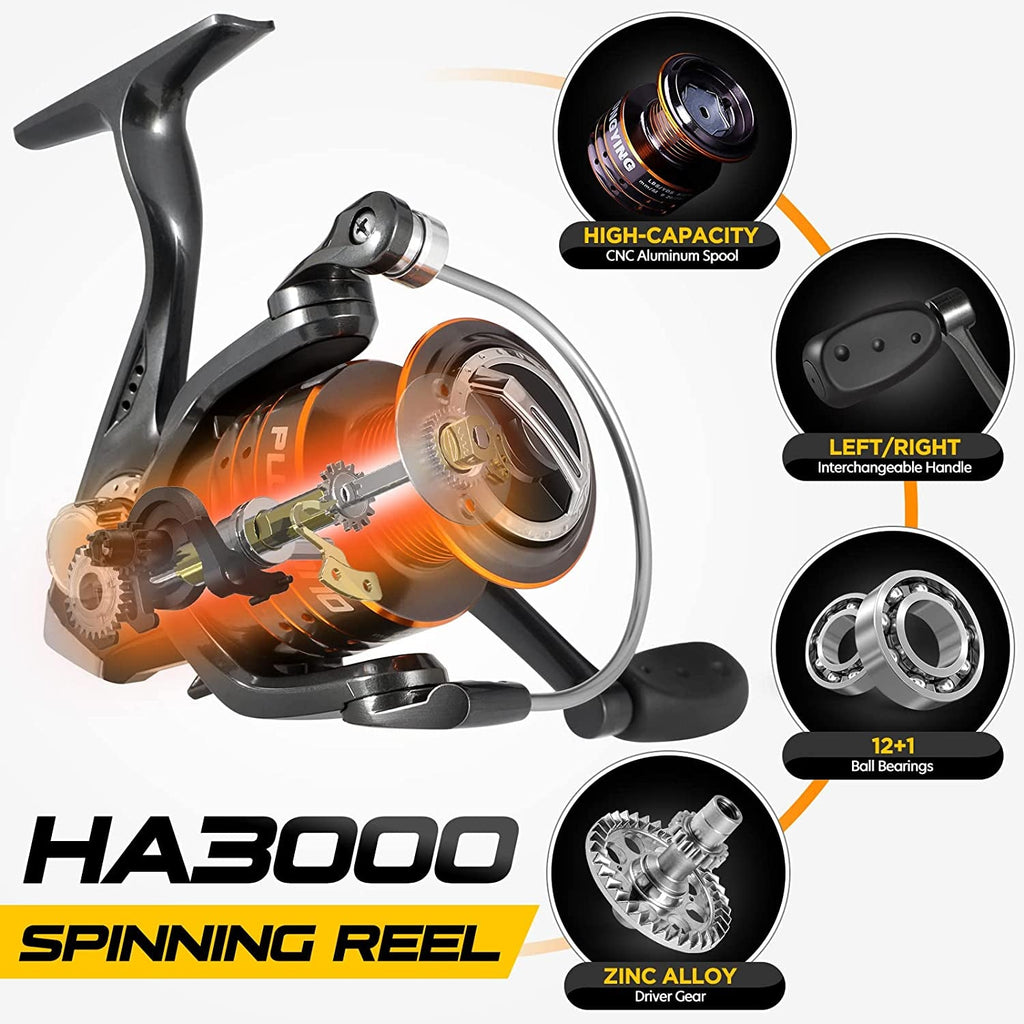 Carbon Fiber Telescopic Fishing Rod and Reel Combo for Saltwater and Freshwater Fishing