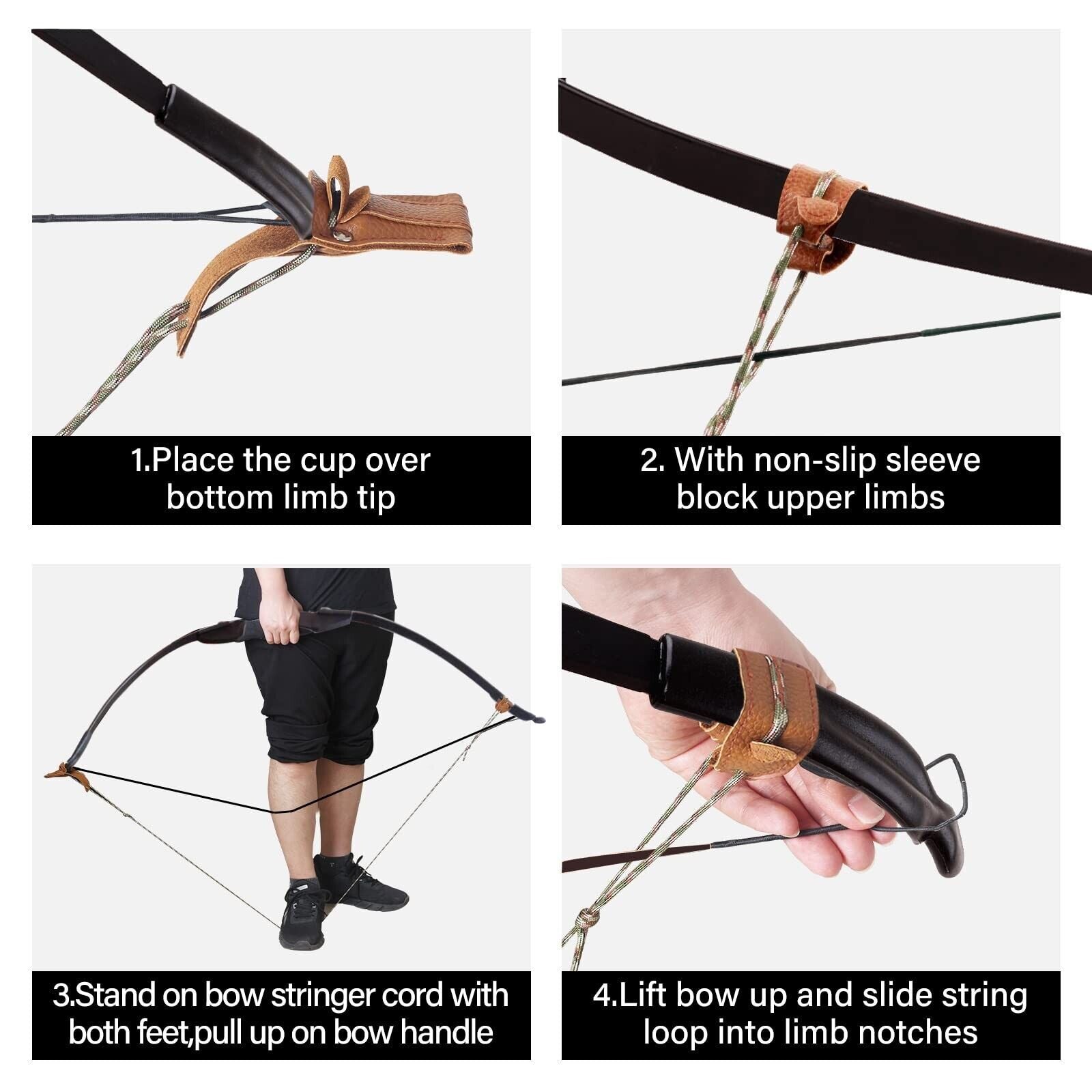 Archery Takedown Recurve Bow and Arrow Set for Youth and Adult Beginners