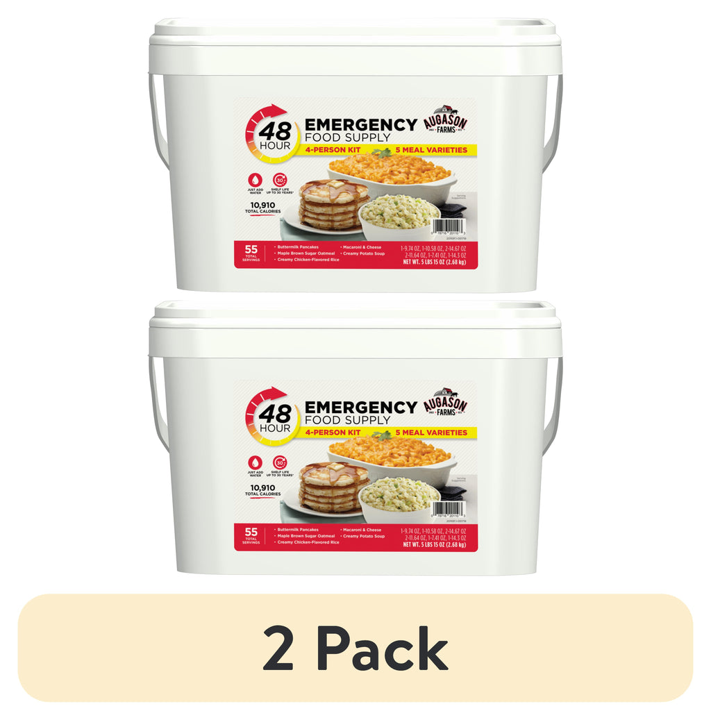 48-Hour 4-Person Emergency Food Supply, 95 Oz - Pack of 2