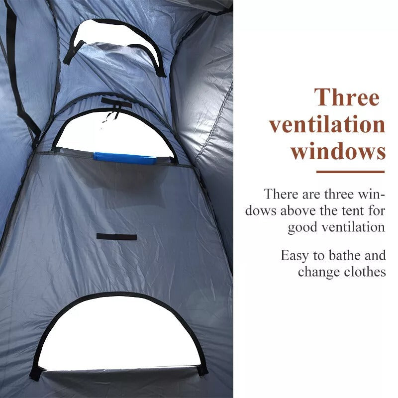 Pop Up Portable Privacy Shower Tent – Waterproof UV-Resistant Camping Shelter
