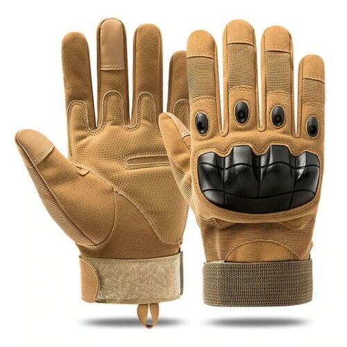 MilitaryKart Tactical Gloves – Hard Knuckle, Touchscreen, Full Finger & Fingerless Options