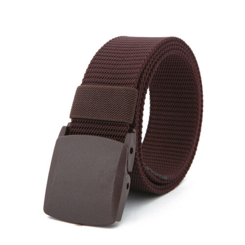 Mens Heavy Duty Canvas Belts with Breathable Webbing