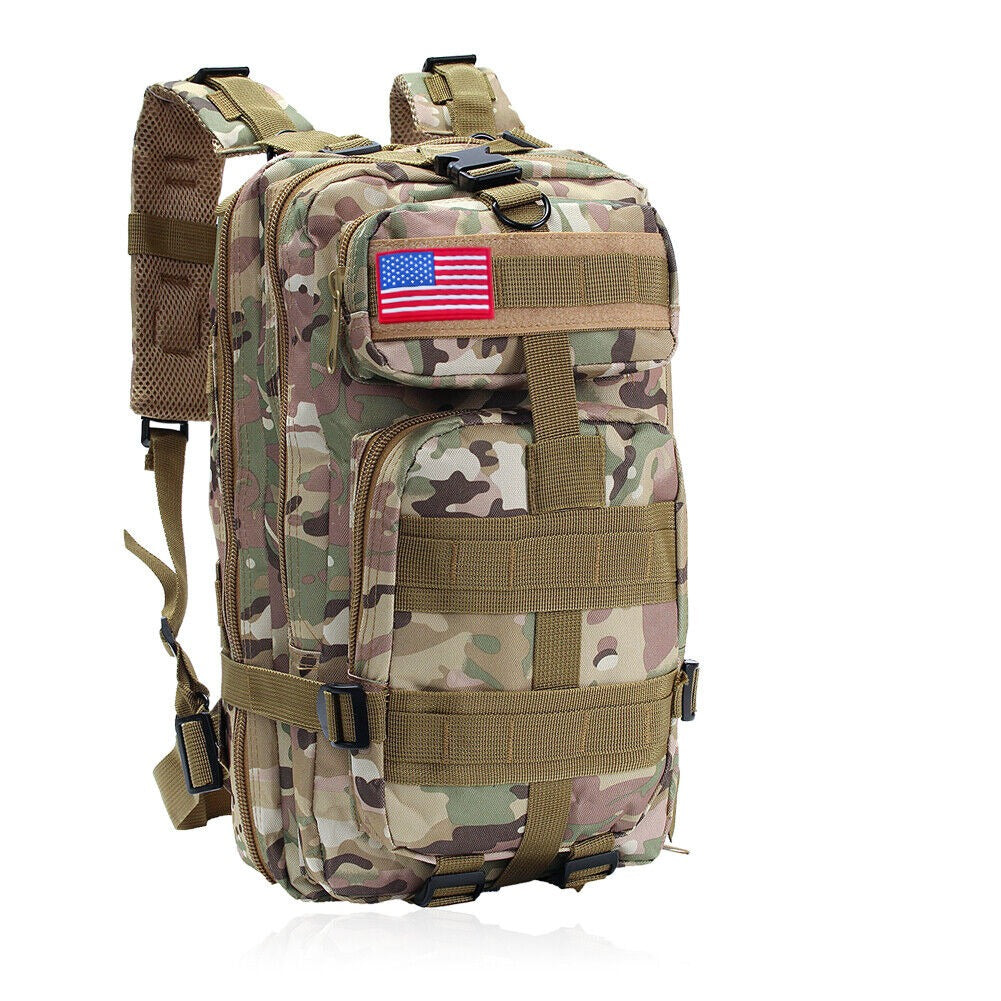 30L Military Tactical Backpack – Waterproof Outdoor Rucksack for Hiking, Camping & Survival