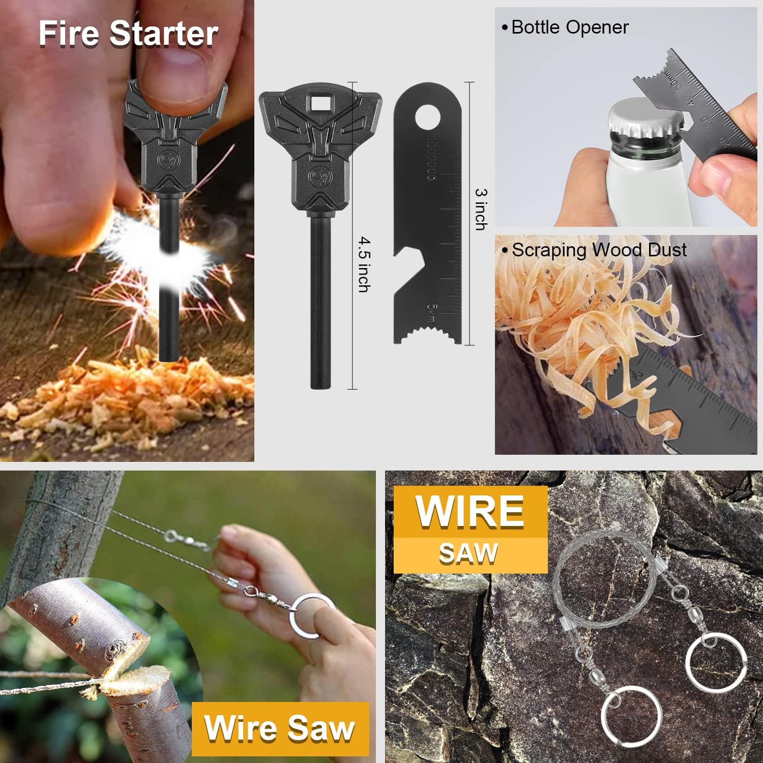 Survival Gear Kit - Camping and Hunting Essentials