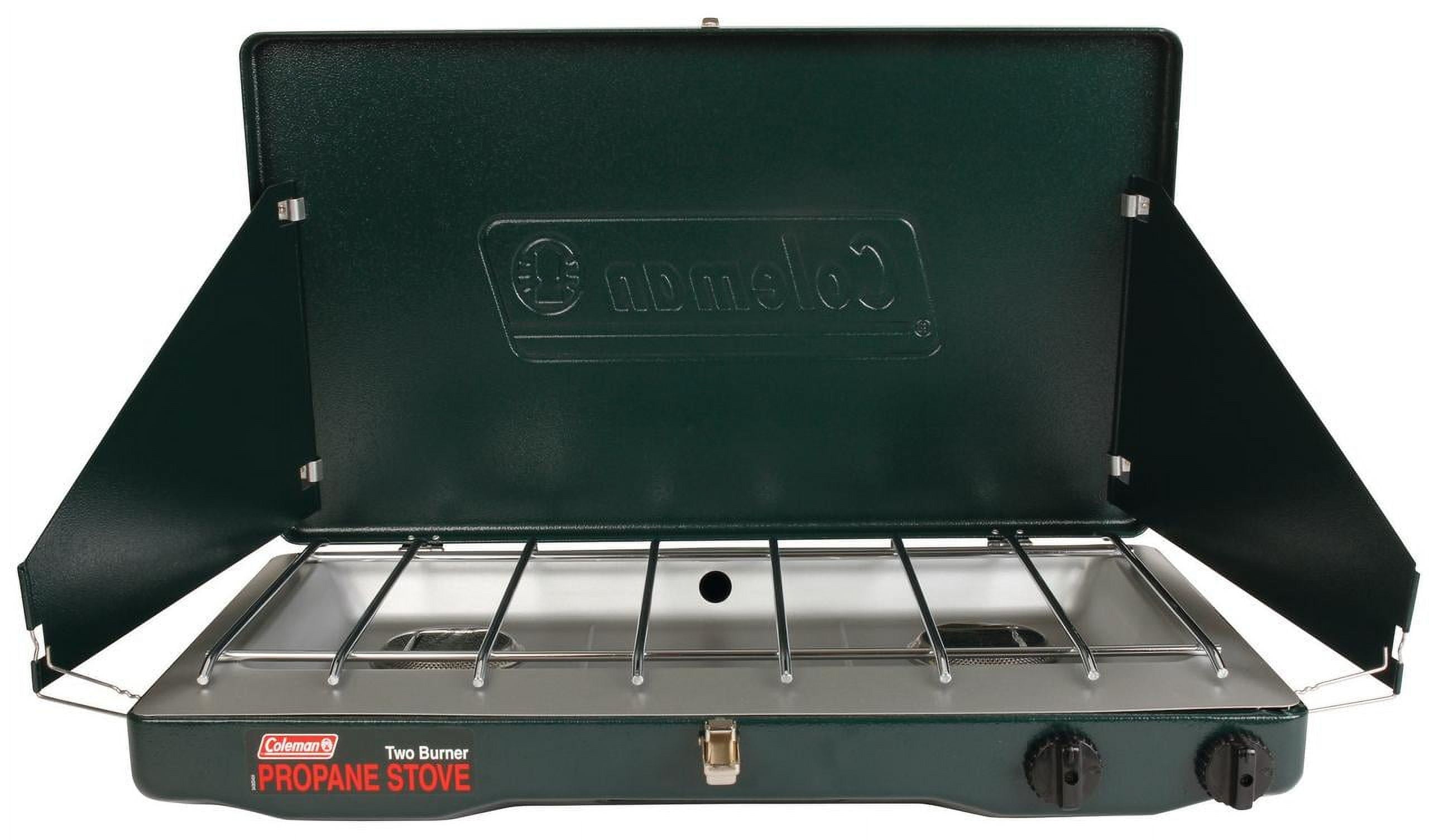 Matchlight 10,000 BTU 2-Burner Propane Stove in Black by Brand