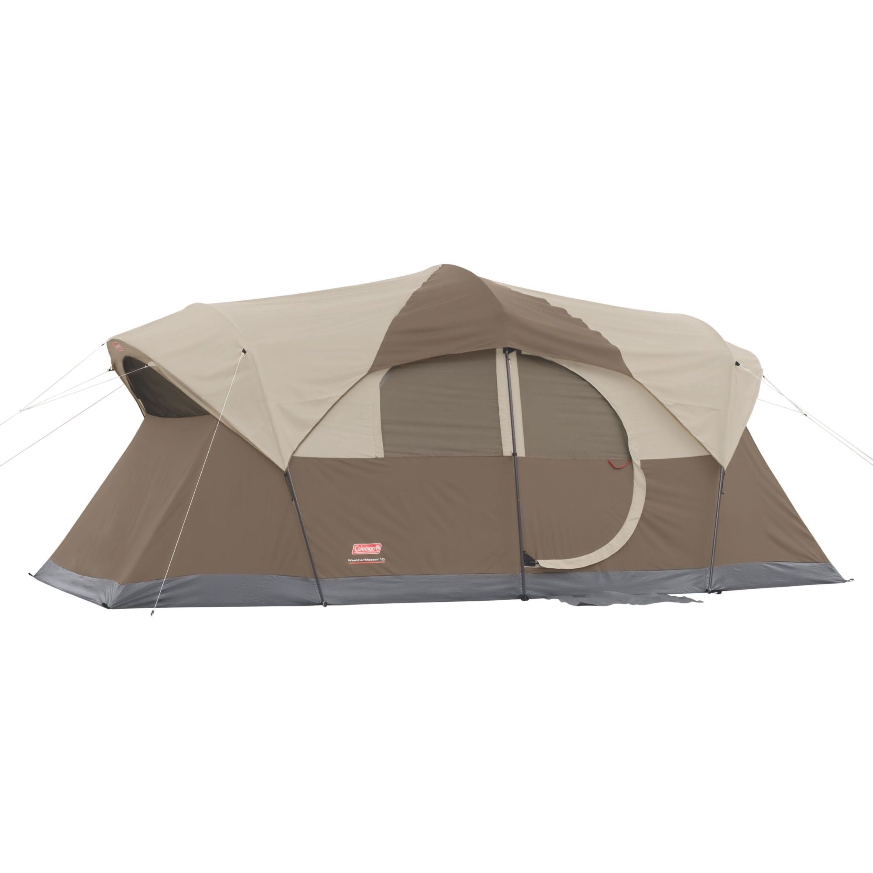 Large Capacity Weather Master Dome Camping Tent with Hinged Door for 10 People