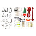 Clear Small South Coastal Saltwater Fishing Tackle Box Kit