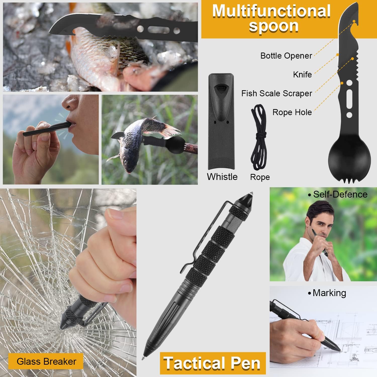 Survival Gear Kit - Camping and Hunting Essentials