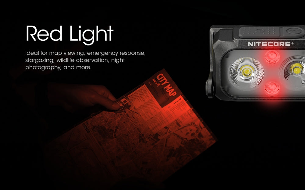 LED Headlamp 400 Lumen — Rechargeable, Waterproof, Red Night Vision Mode for Camping & Hiking