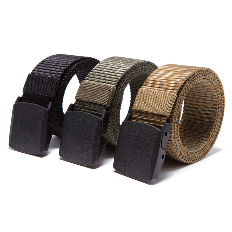 Mens Heavy Duty Canvas Belts with Breathable Webbing