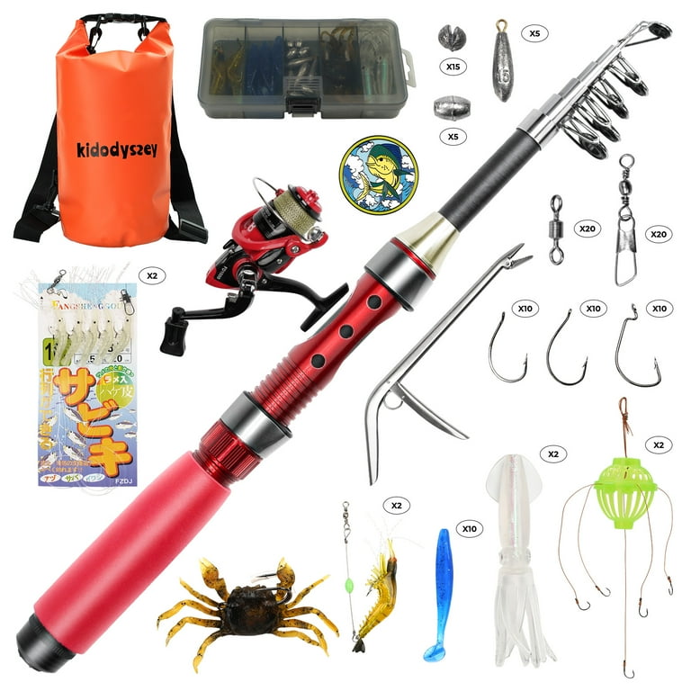 Fishing Essentials Bundle - Rod, Tackle & Tools Complete Set