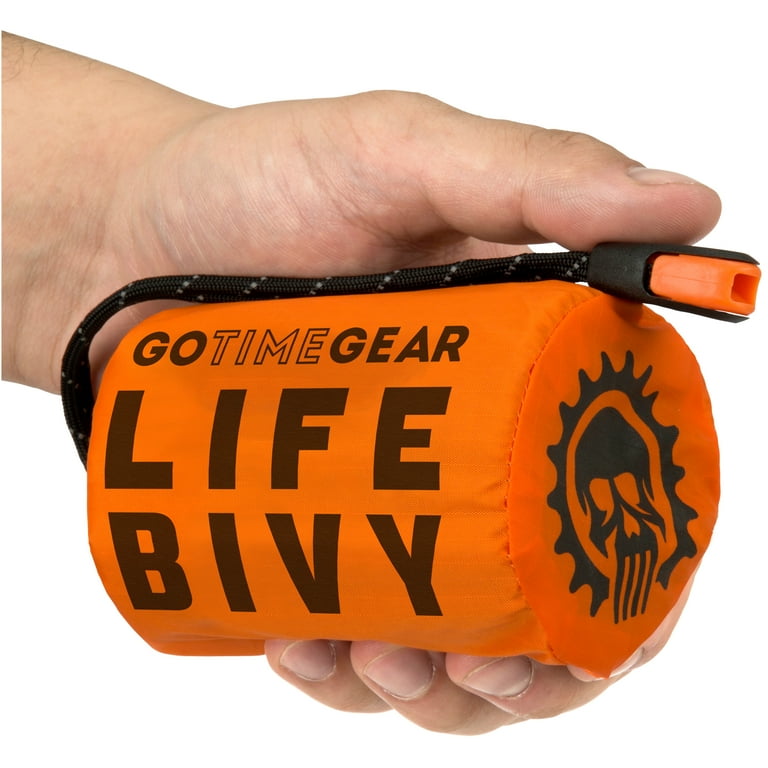 Emergency Survival Bivvy Bag — Lightweight Mylar Sleeping Bag, Reflects 90% Body Heat, Waterproof