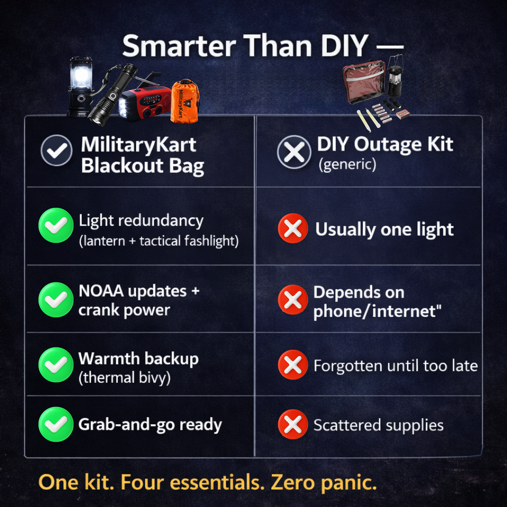 Ultimate Power Outage Kit - 72-Hour Blackout Bag