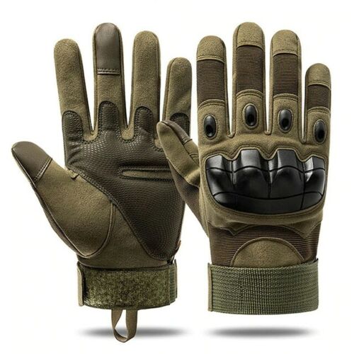 MilitaryKart Tactical Gloves – Hard Knuckle, Touchscreen, Full Finger & Fingerless Options