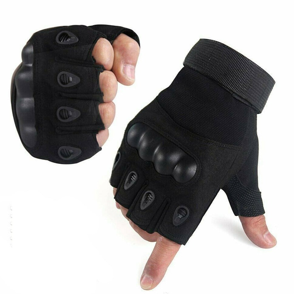 MilitaryKart Tactical Gloves – Hard Knuckle, Touchscreen, Full Finger & Fingerless Options