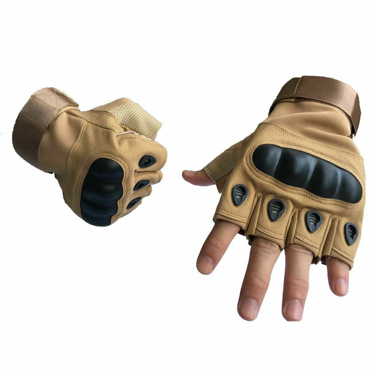 MilitaryKart Tactical Gloves – Hard Knuckle, Touchscreen, Full Finger & Fingerless Options