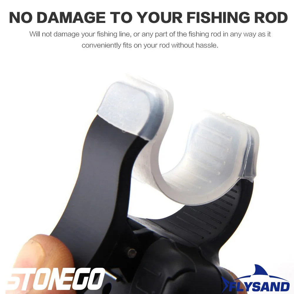 Fishing Rod Bite Alarm – Electronic Buzzer with Bright LED Indicator