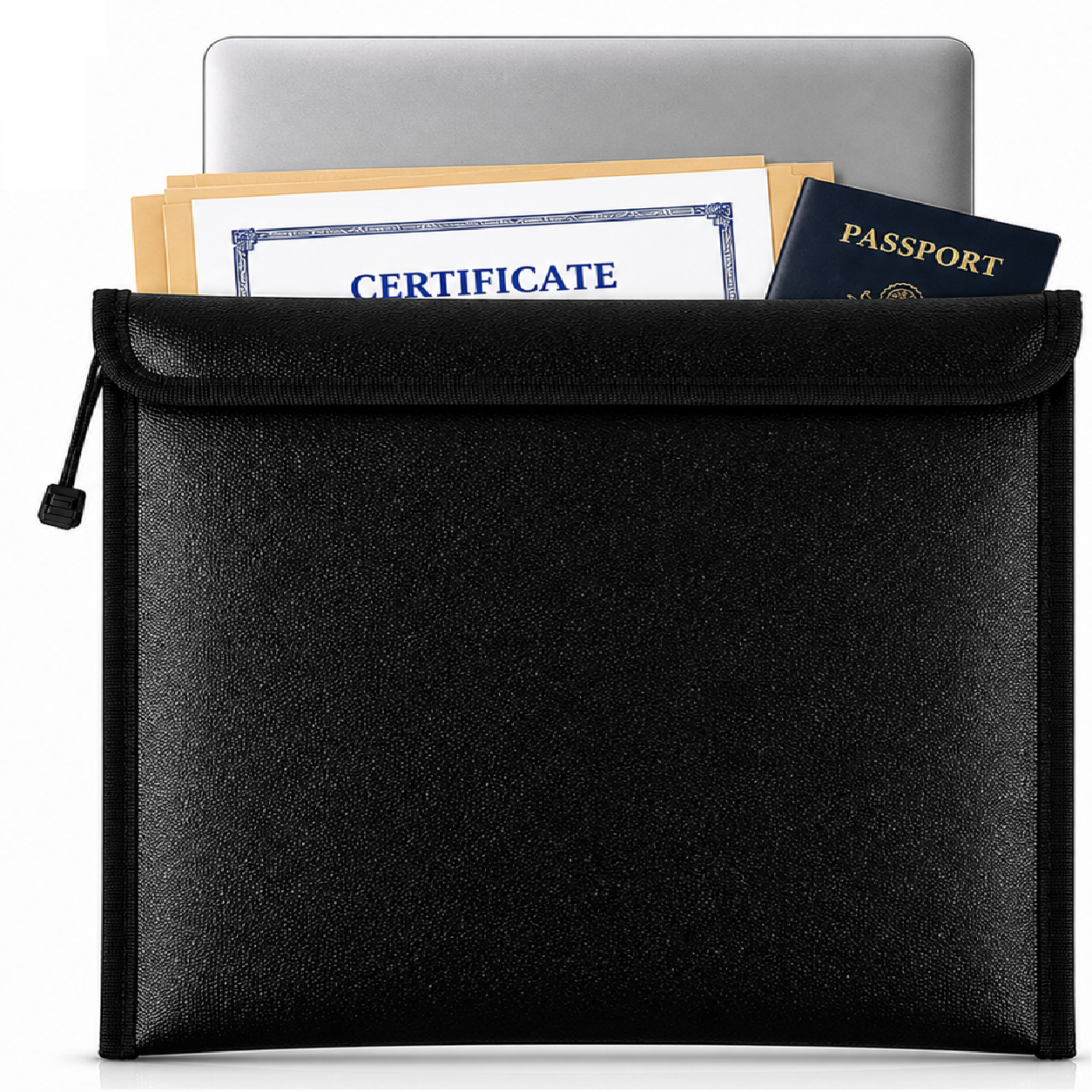 Fireproof & Water Resistant Document Bag – Money & File Safe Storage Pouch