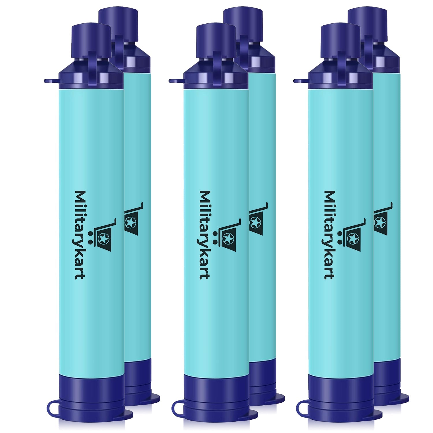 Personal Water Filter Straw – 5-Stage Portable Water Purifier for Camping, Hiking, Travel & Emergency Kits
