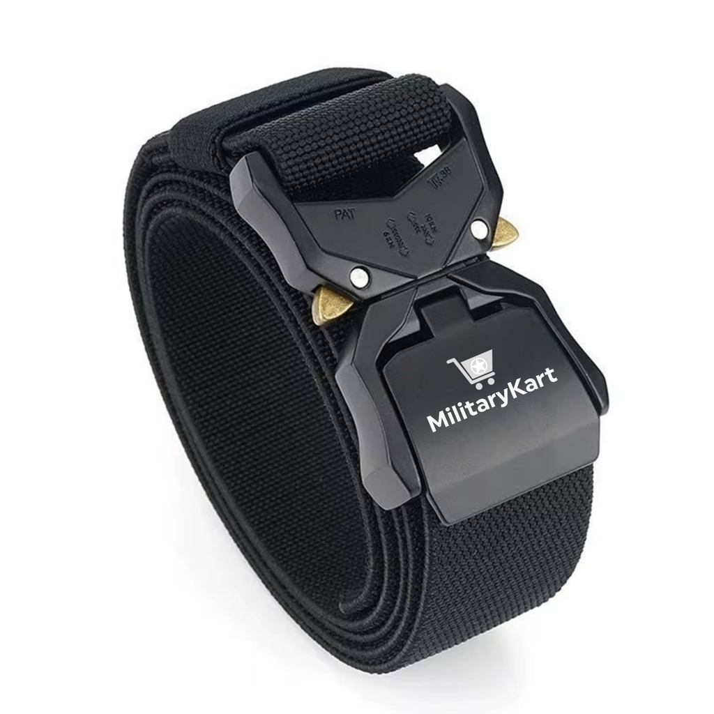 Heavy Duty Tactical Belt for Men with Metal Alloy Quick Release Buckle