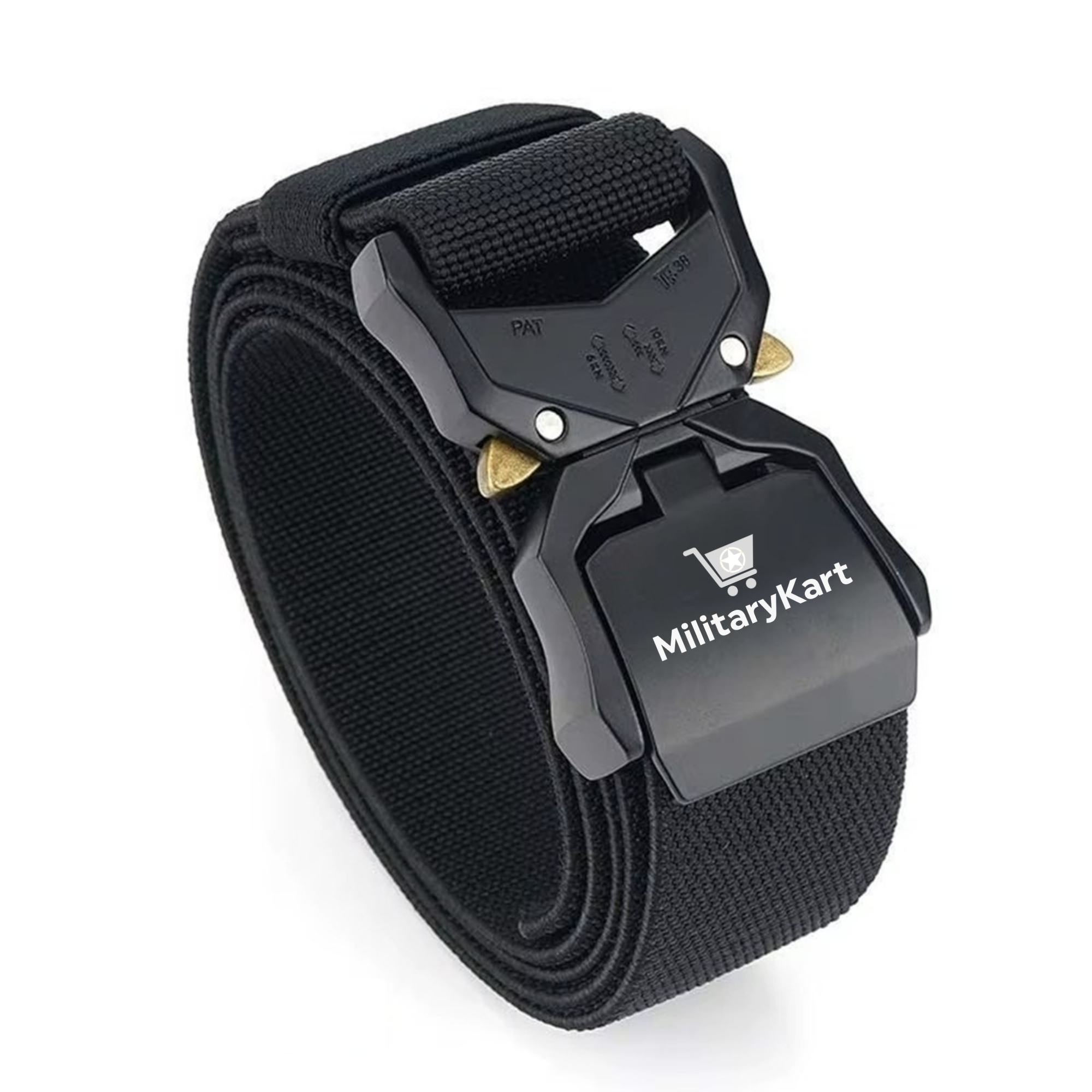 Heavy Duty Tactical Belt for Men with Metal Alloy Quick Release Buckle