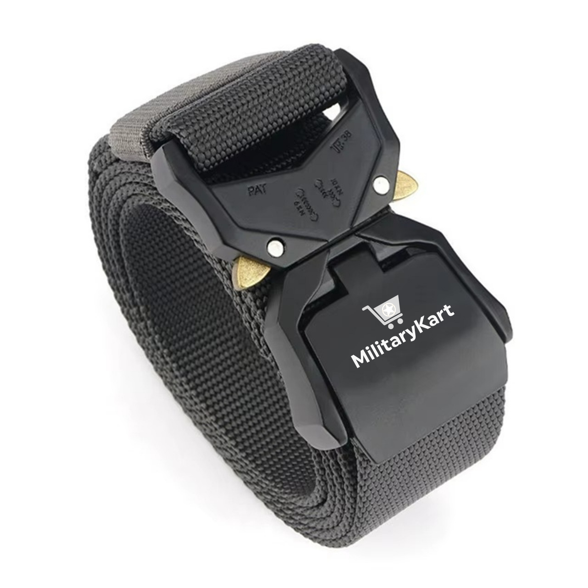 Heavy Duty Tactical Belt for Men with Metal Alloy Quick Release Buckle