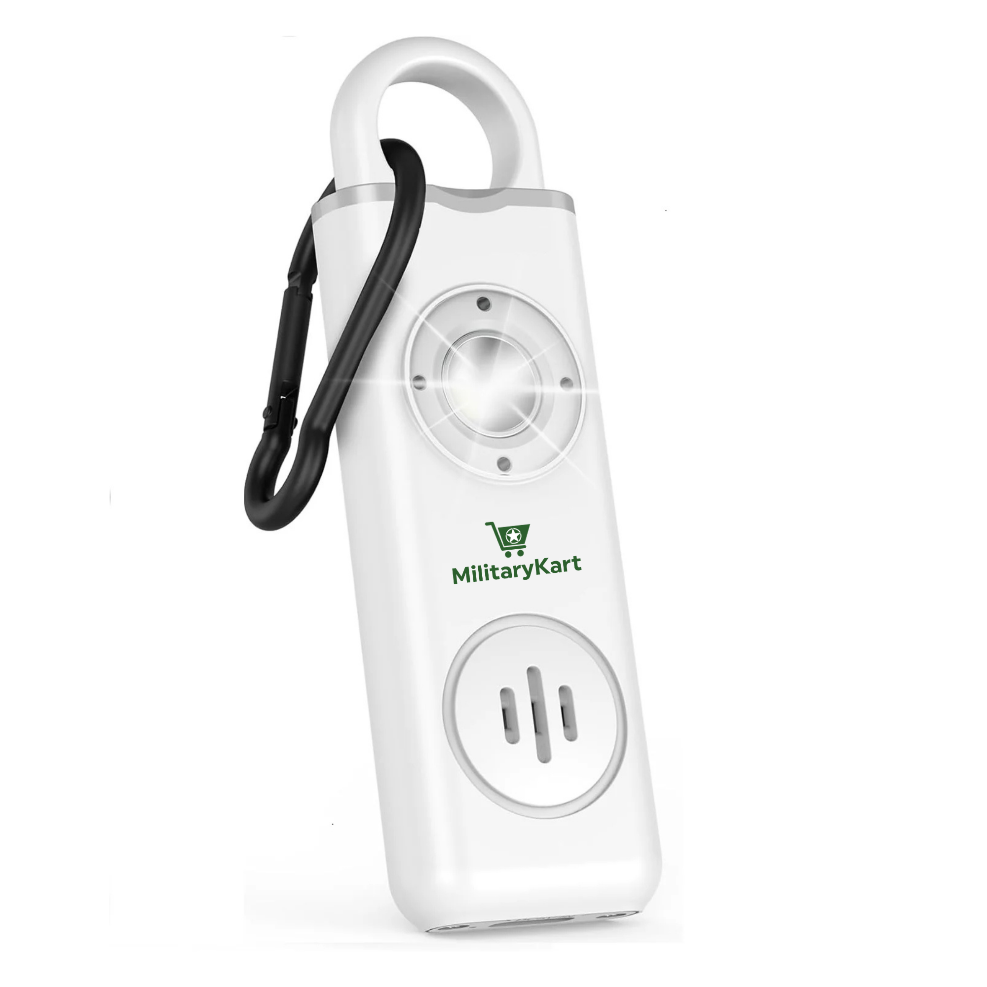 Self Defense Alarm Keychain – 130dB Rechargeable Personal Safety Alarm with LED Light & Carabiner