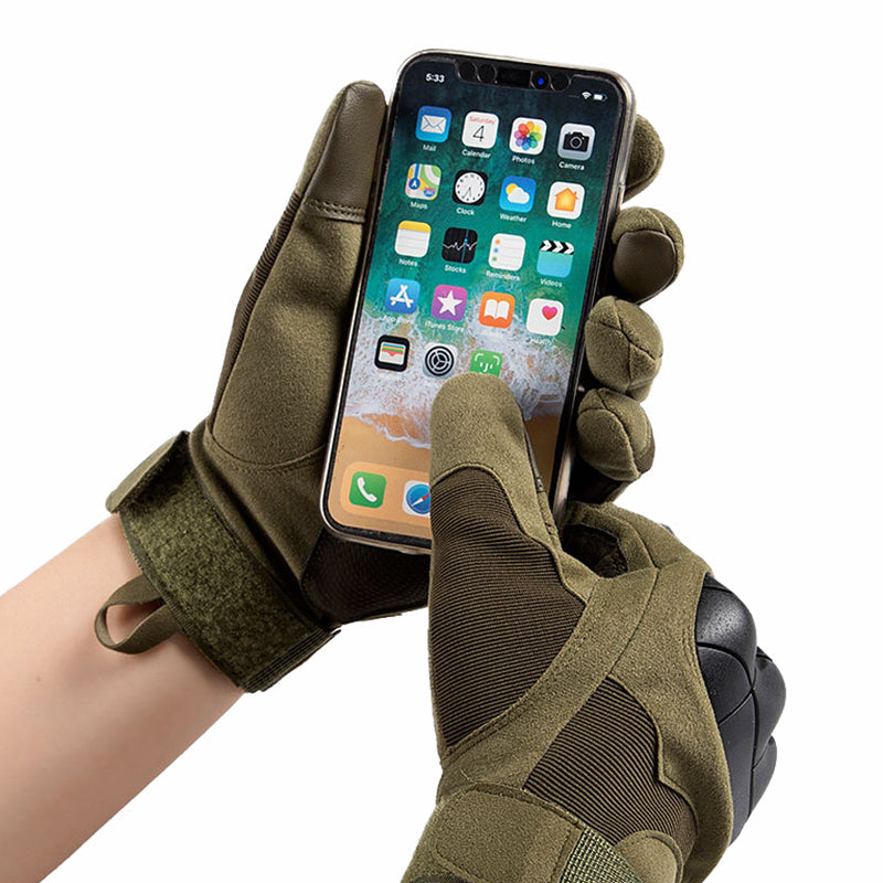 MilitaryKart Tactical Gloves – Hard Knuckle, Touchscreen, Full Finger & Fingerless Options