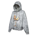 F2CE trendy loose wide loop cotton dirty dye printed dark hooded sweatshirt for men and women couple hoodie