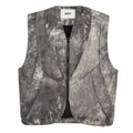 F2CE trendy functional splashed ink printed cotton jacket, vest, winter thick and warm, Vibe loose couple vest jacket