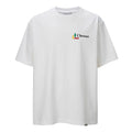F2CE basic color slogan print couple short sleeved heavy loose cleanfit simple versatile T-shirt for men and women