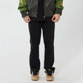 F2CE Casual Pants Original vibe High Street Fashion Versatile Black Micro Horn China-Chic Washed Basic Jeans Male