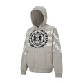 F2CE Trendy Heavy Hoodie Loose Wide Embroidered Printed Zipper cardigan Men's Autumn/Winter Casual Hoodie