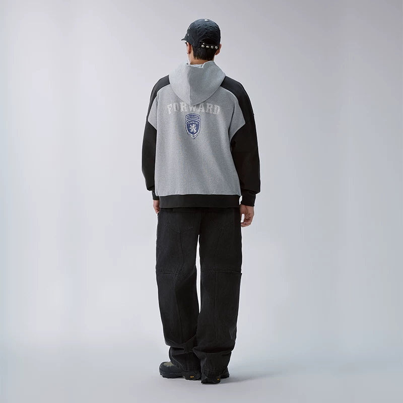 F2CE High Street Trendy American Casual Pants Used Jeans with Multiple Pockets Loose and Loose Straight Tube Workwear Pants