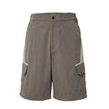F2CE mountain style outdoor contrasting color splicing trendy workwear shorts for men, retro vintage vintage multi pocket functional casual shorts