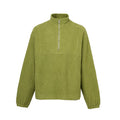 F2CE trendy loose and warm wool fleece sweater, Vibe jacket, autumn and winter stand collar half zipper couple jacket