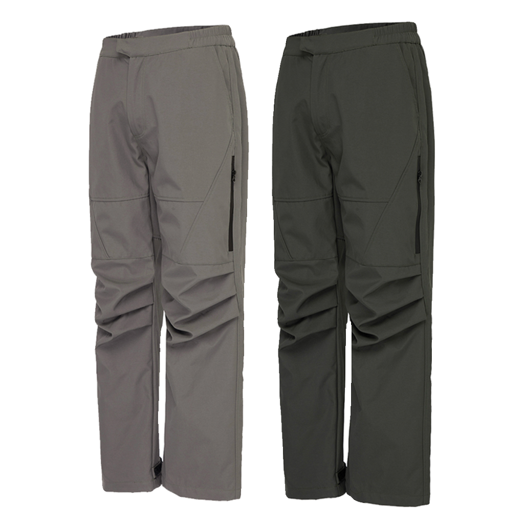 F2CE Nylon Knee Fold Thickened High Street Vibe Work Pants Loose Straight Pocket Parachute Pants Casual Pants