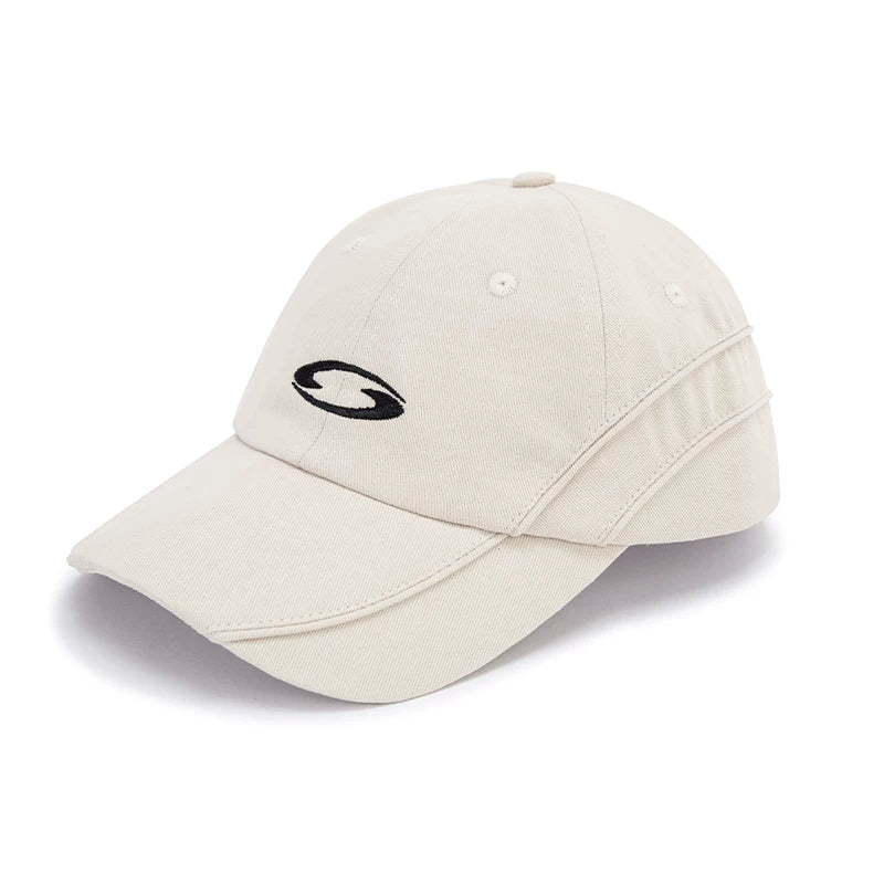 F2CE worn embroidery trend deconstruction splicing baseball cap soft top retro black ducktongue hat adjustable for men and women