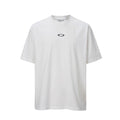 F2CE basic logo printed couple short sleeved heavy loose retro cleanfit simple versatile T-shirt for men and women