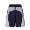 F2CE Urban Functional American Trendy Contrast Splicing Sports Shorts Summer Breathable Loose Straight Casual Middle Pants