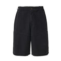 F2CE trendy shorts, washed and worn, loose silhouette, straight tube, rough edge, high street, Vibe black, versatile summer casual pants for men