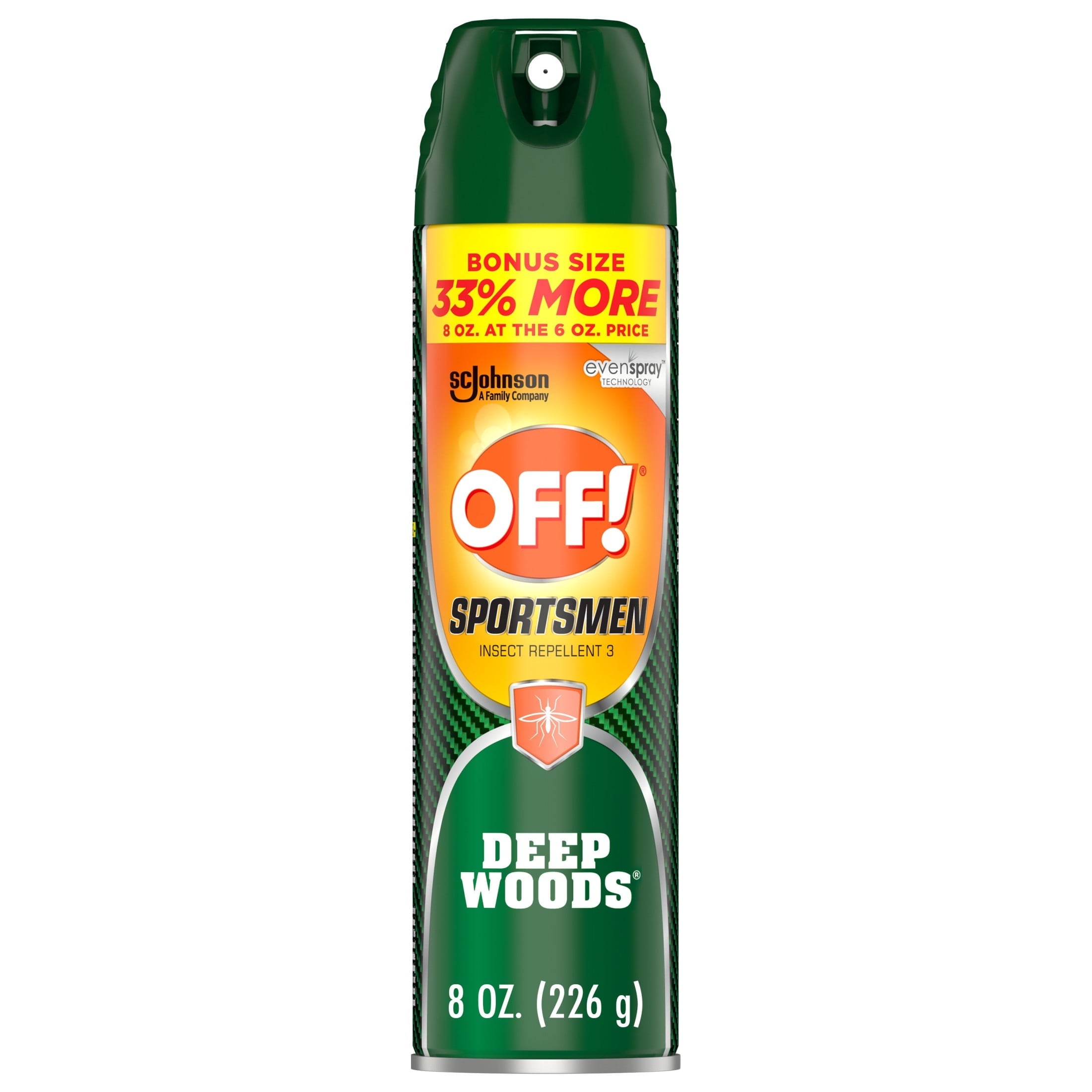 Deep Woods Insect Repellent for Sportsmen, Sweat-Resistant Mosquito & Bug Spray - 8 Oz