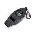 Black 4-Function Plastic Whistle