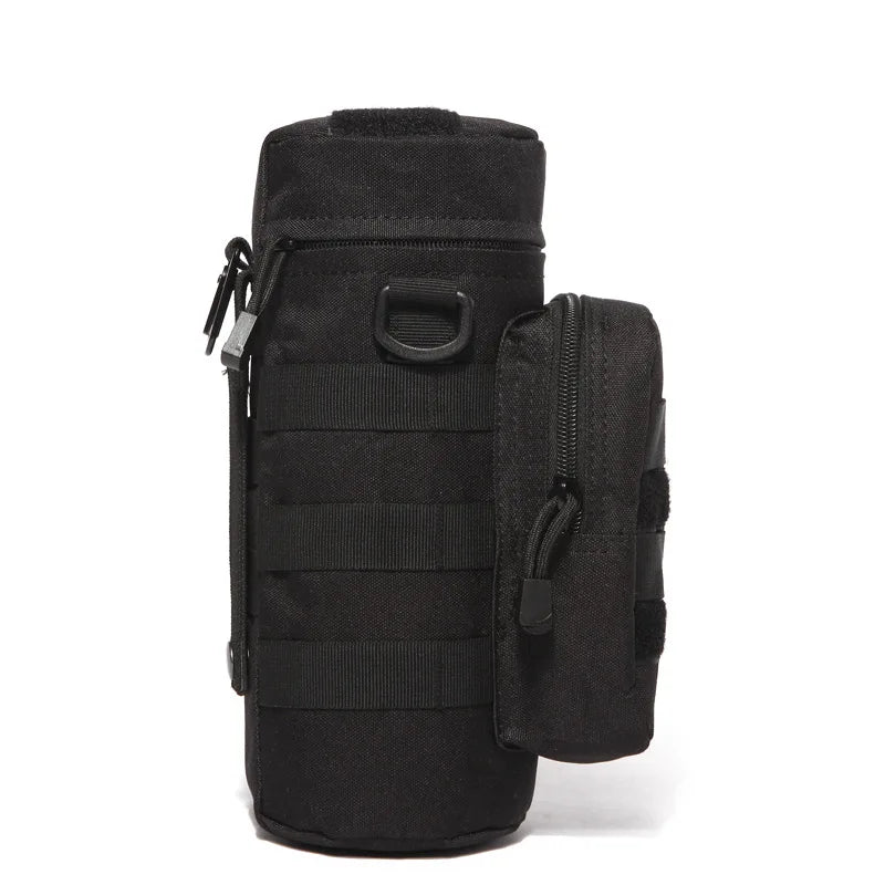 Tactical MOLLE Water Bottle Pouch – Insulated Carrier with Detachable Strap