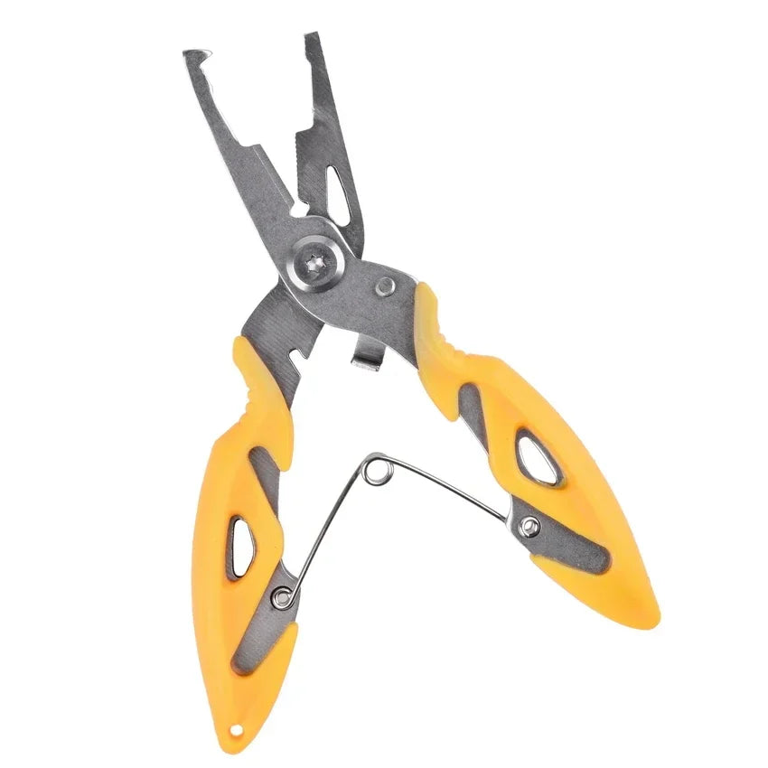 Multifunction Fishing Pliers with Scissors and Braid Cutter